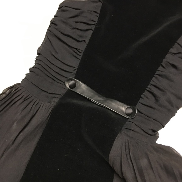 Authentic Versus by Versace Velvet Panelled LBD - Picture 5 of 8